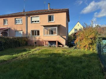 STRASBOURG Stockfeld En impasse, maison 5 pièces de 98m2 sur un terrain de 4,93 ares