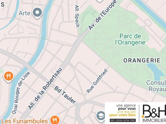 STRASBOURG: secteur des Consulats: Tauler Orangerie Silber