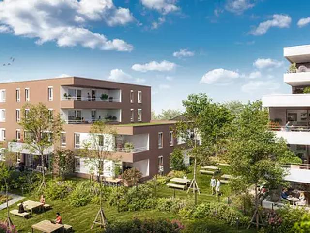 Strasbourg 67100 Programme neuf appartement neuf à vendre t3 LMNP TVA 5,5% NF