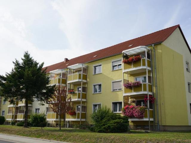 Strehla: 3 Raum Wohnung, 1. Obergeschoss, Balkon