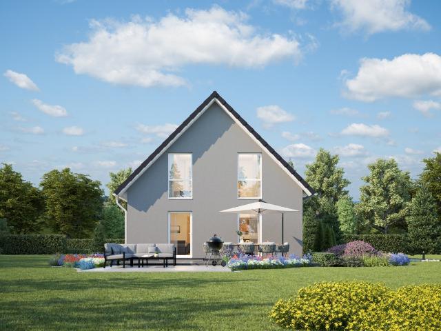 STREIF Effizienzhaus zum Selbstausbau Außen fertig