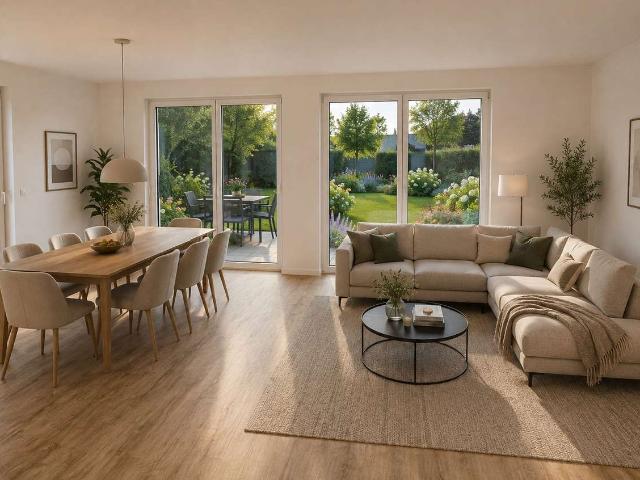 Strom geschenkt! Erstbezug! Moderne 5 Zimmer Doppelhaushälfte mit zeitgemäßem Wohnkomfort