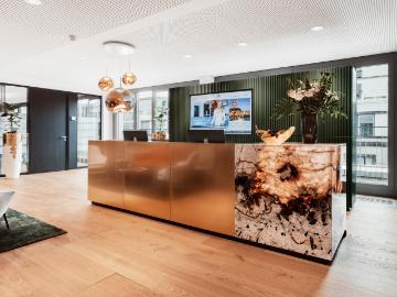 Oberer Schlossgarten, Kernerviertel - Büroraum