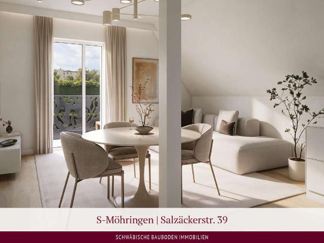 Stuttgart Möhringen | Erstbezug nach Komplettsanierung: 2 Zimmer Dachgeschoss, Balkon, Parkett, A