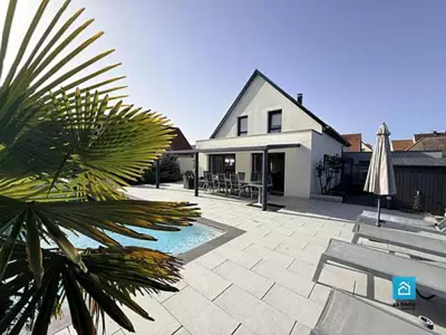 Stutzheim Offenheim 67370 Achat / Vente maison 6 pièces t6 piscine terrasse