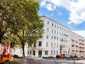 Stuck, Charme & Bergmannkiez: elegante Altbauwohnung mit 3 Zimmer Potenzial! Provisionsfrei!