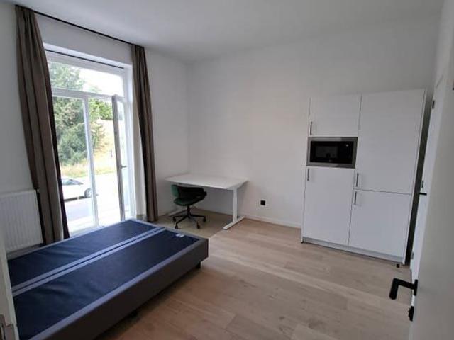 Student room with private bathroom