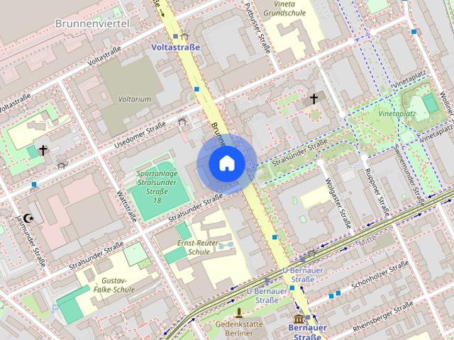 Student studio apartment for rent in Mitte, Berlin