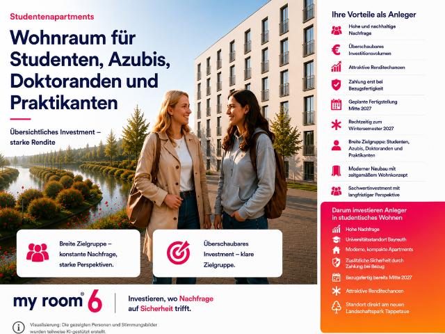 Studentenwohnung mit Wohlfühlfaktor – 1 Zimmer Apartment