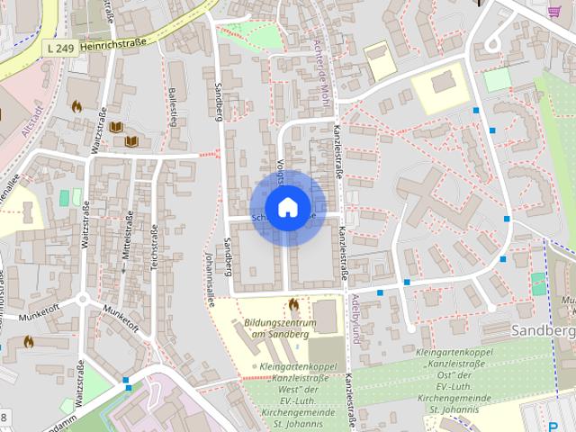 Studenten willkommen ! 2,0 Zimmer Wohnung, Schreiberstraße 26 2.OG ! Bitte bewerben Sie sich online !