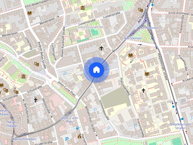 Studentenapartment im Denkmalobjekt in der City von Halle frei ab 01.10