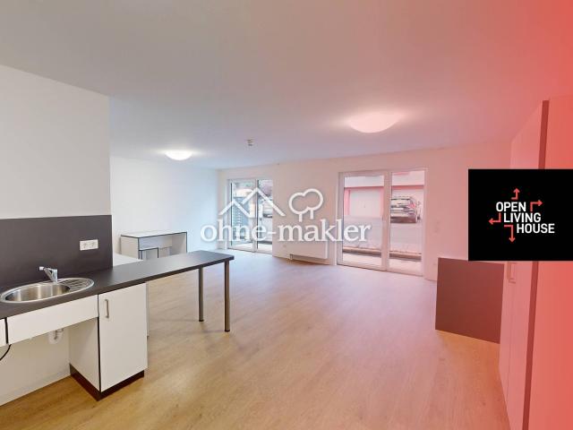 STUDENTS ONLY* Rollstuhlgerechtes Apartment MÖBLIERT mit TERRASSE im Open Living House Siegen nur für Studierende!