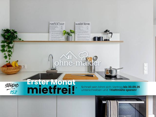 STUDENTS ONLY: Studio 152 dein voll ausgestattetes Studio im Herzen Wiesbadens mit EBK, ALL IN MIETE, UVM