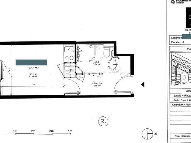 Studio 18 m²