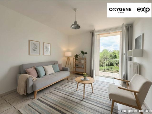 Studio 18 m² balcon, rentable, prêt à louer