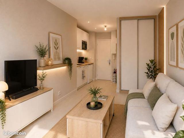 Studio 1 pièce 18 m²