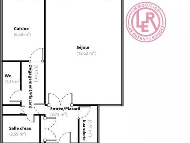 Studio 1 pièce 39 m²