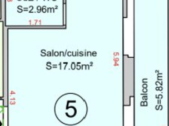 Studio 20 m²
