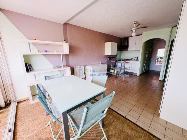 Studio 25 M² meublé Vue Marina + Terrasse + Parking