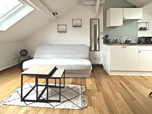 Studio 25m² au sol refait entièrement à neuf