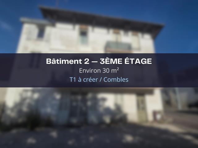 Studio 30 m²