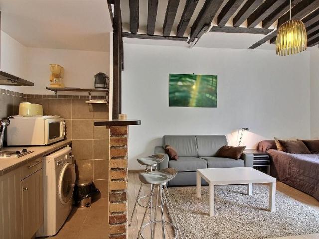 Studio 30m² Hôtel de Ville Beaubourg