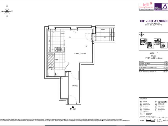Studio · 32.22 m²