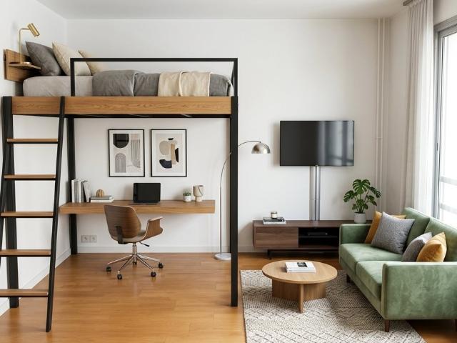 Studio 32 m²