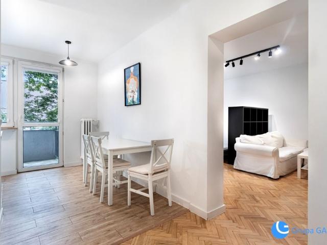 Studio 40m2 Nullo Grzegórzki oddz. Kuchnia balkon Kraków