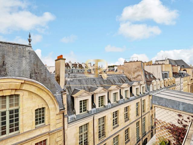 Studio 5e étage avec balcon Île Saint Louis