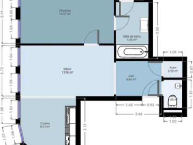 Studio 65 m² rue des commerçants à Bruxelles