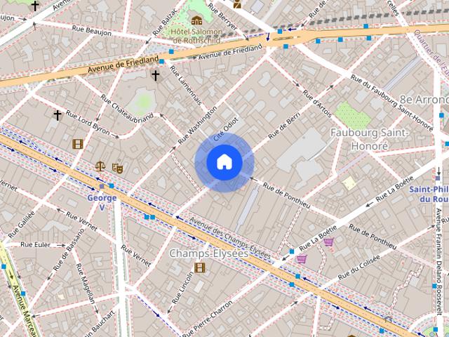 Studio cosy Champs Élysées Bail mobilité
