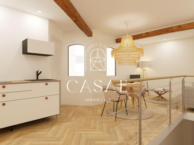 STUDIO À VENDRE INVESTISSEMENT LOCATIF DANS UN IMMEUBLE RÉHABILITÉ à Montpellier