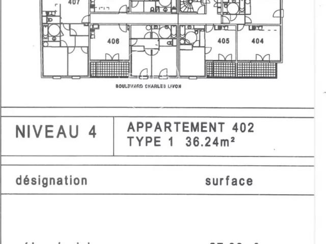 STUDIO À VENDRE – MARSEILLE 7e – LES CATALANS / PHARO – PARKING EN SOUS SOL