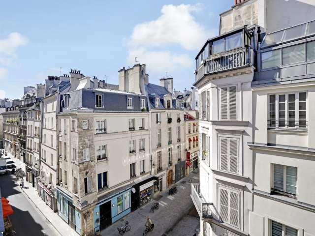 Studio à louer à Saint Merri, Paris