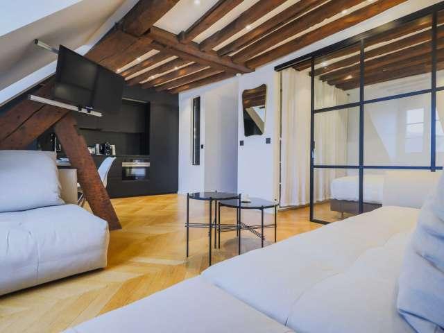 Studio à louer aux Archives, Paris