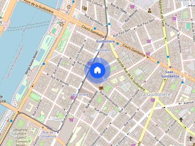 STUDIO A LOUER LYON 7EME ARRONDISSEMENT Saint Michel