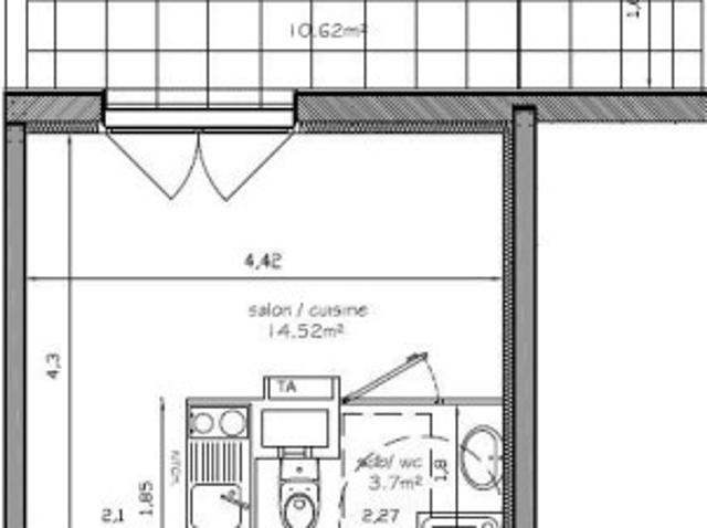 Studio à Montelimar à louer Locagestion, expert en gestion locative