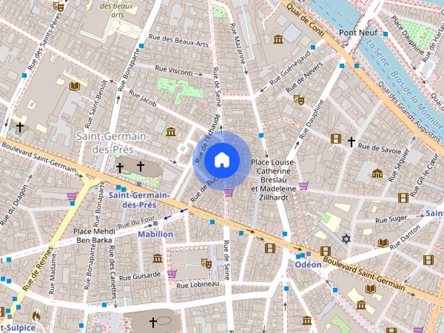 Studio à Saint Germain des Prés