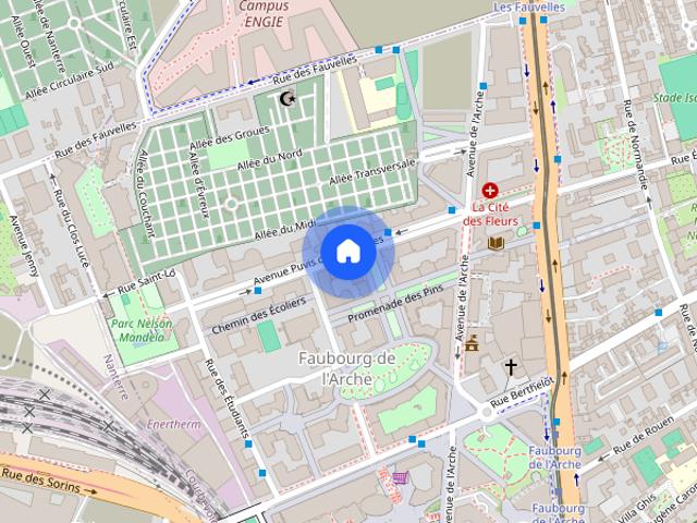 Studio apartment for rent in Courbevoie