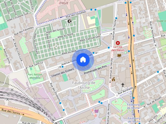 Studio apartment for rent in Courbevoie