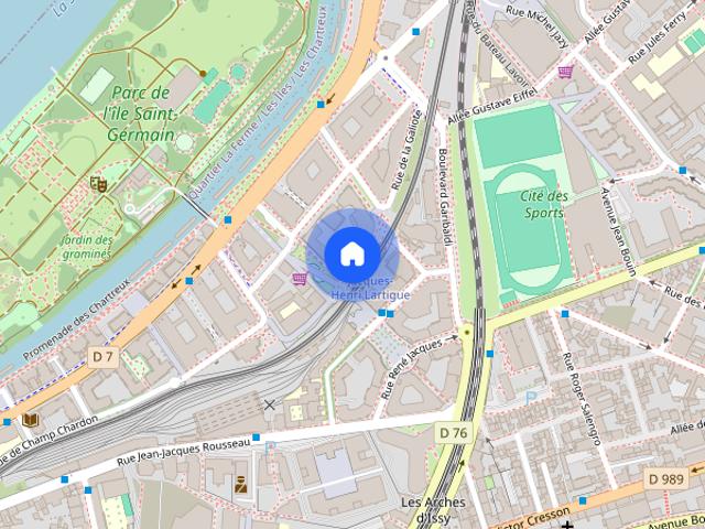 Studio apartment for rent in Issy Les Moulineaux