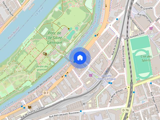 Studio apartment for rent in Issy Les Moulineaux