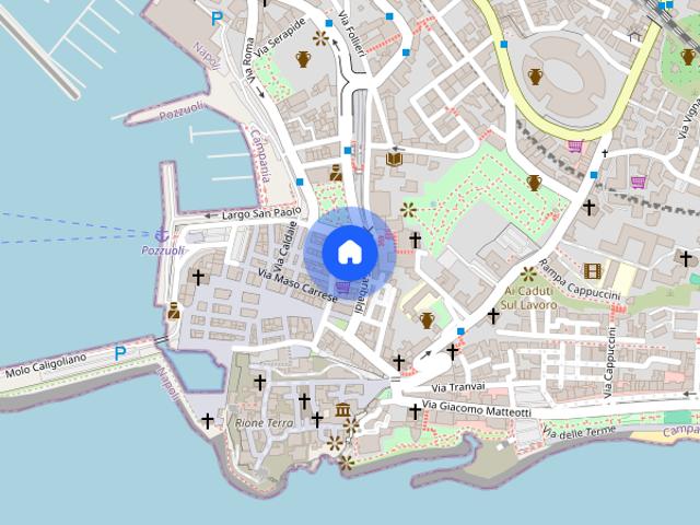 Studio apartment for rent in Pozzuoli, Naples