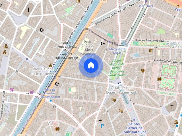 Studio apartment for rent in Ste Catherine, Brussels