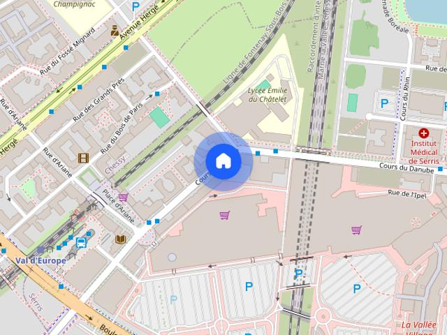 Studio apartment for rent in Serris