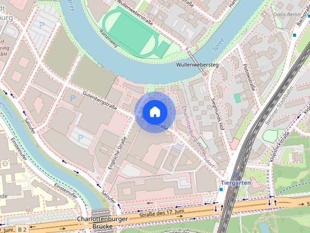 Studio apartment for rent in Spreestadt Charlottenburg