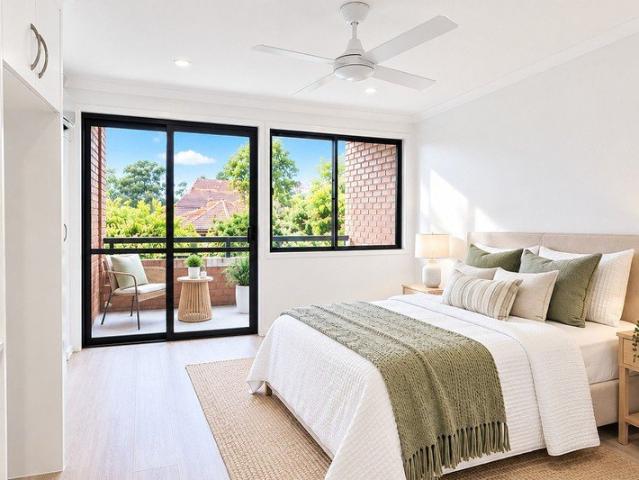 Studio apartment with private balcony