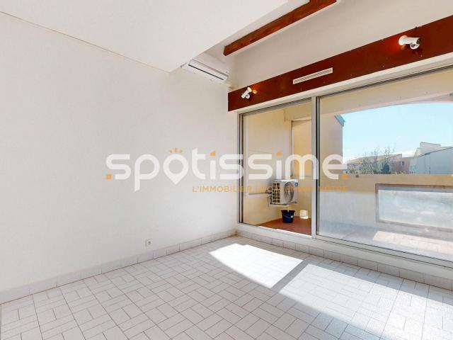 Studio avec balcon, exposition sud ouest et parking privatif. 21m² Agde Cap d'Agde