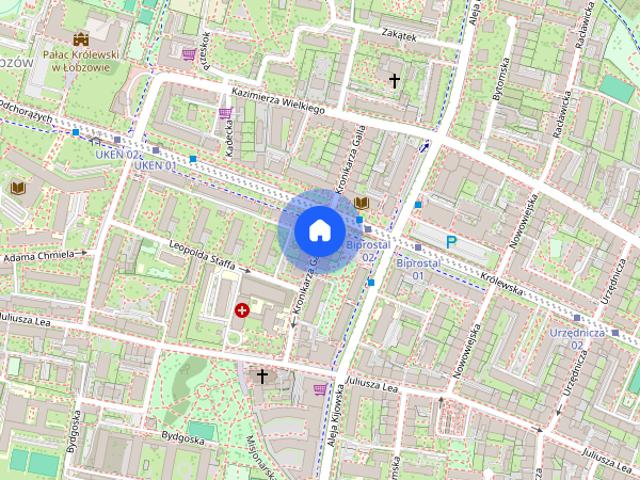 Studio *Biprostal* od 1.07 ALL 2700 PLN | balkon